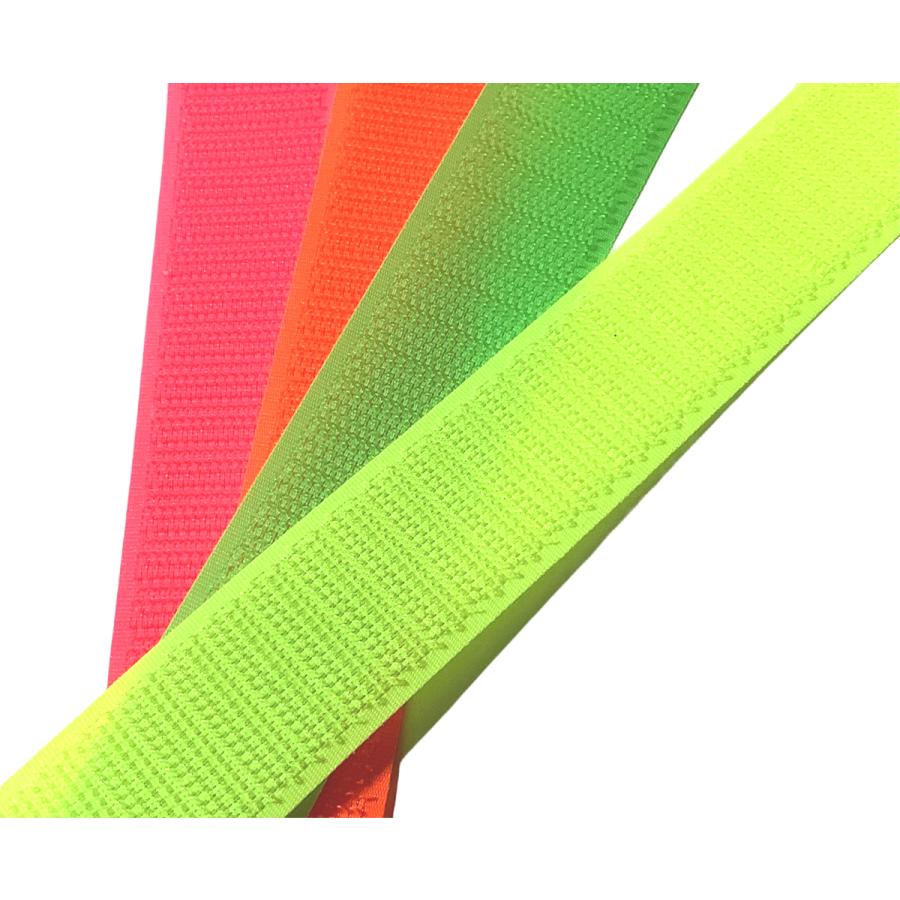 クラレファスニング マジックテープ 蛍光イエロー 25mm巾 ニューエコ