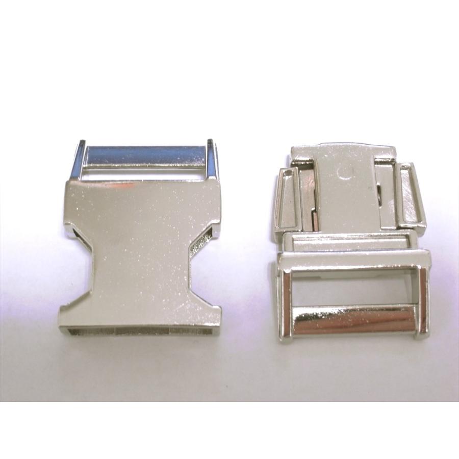 金属 バックル 約25mm巾ベルト用 シルバー 1個 : 特殊素材問屋 - 通販