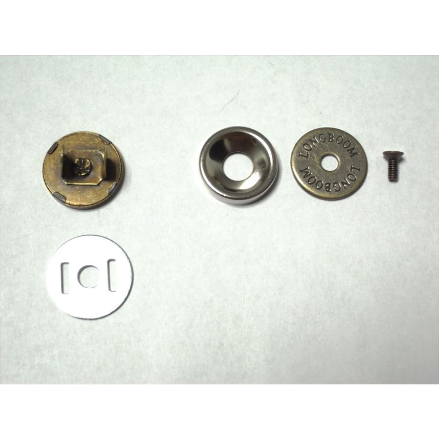 簡単取付け ネジ式飾りマグネットホック クラウン 王冠 アンティーク