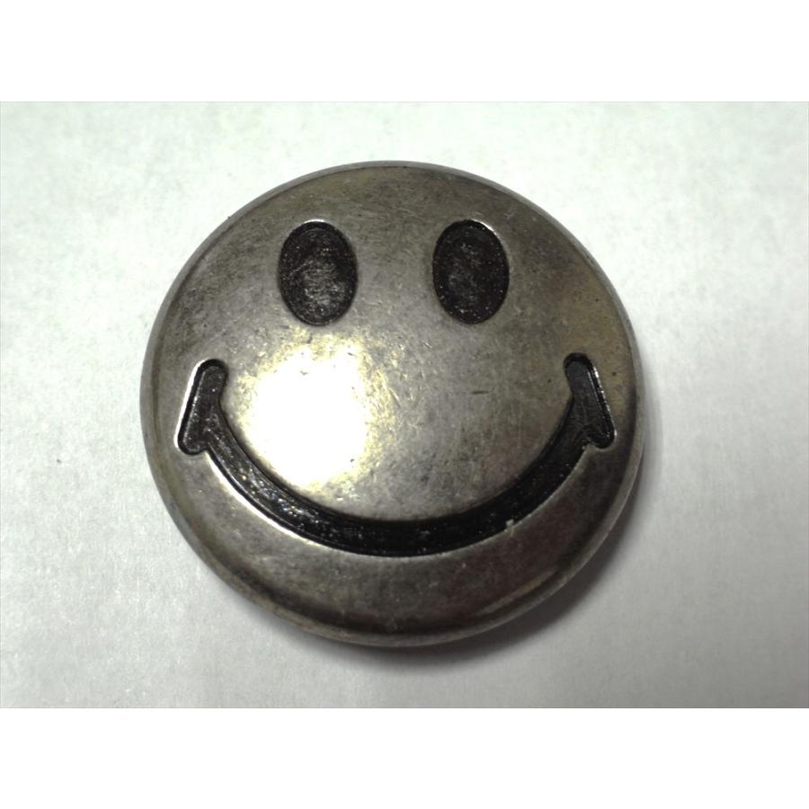 簡単取付け ネジ式飾りバネホック ニコニコ マーク スマイリー フェイス アンティークシルバー 1個入 革小物などの留め具に最適 Mkjtmp 169 As 特殊素材問屋 通販 Yahoo ショッピング