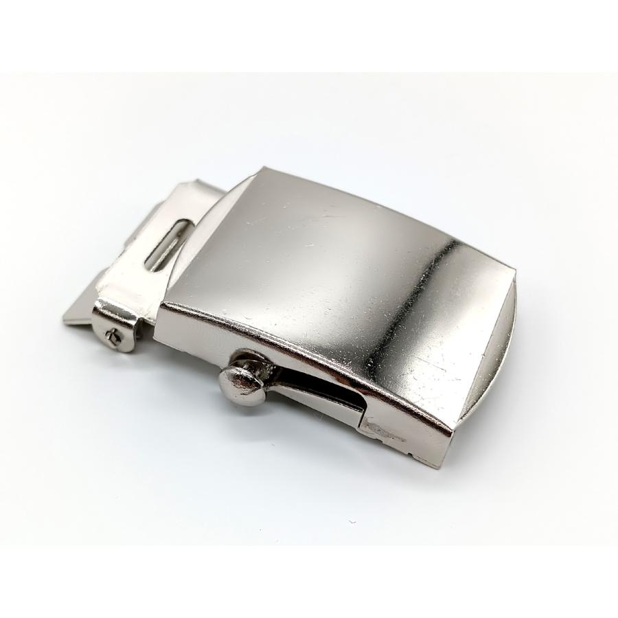 ローラーベルトバックル30mm幅用 シルバー 平ベルト用 ベルト金具の