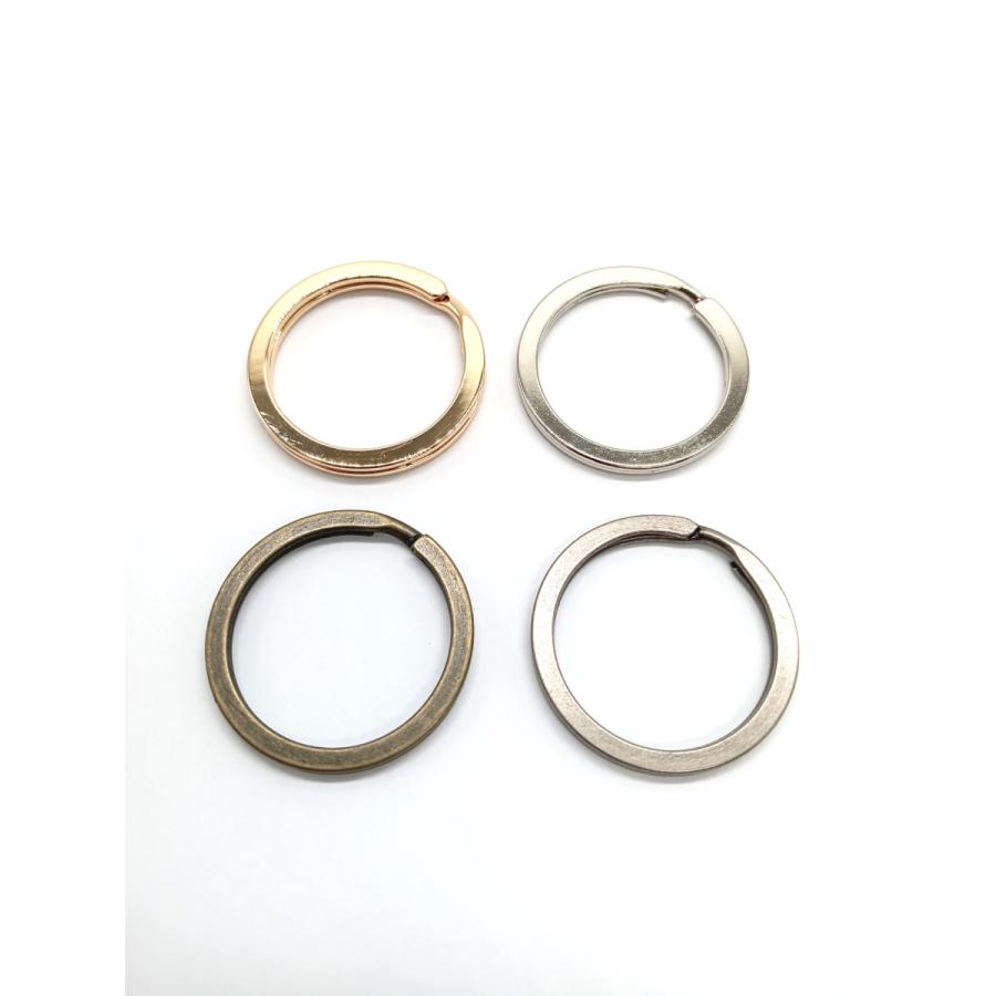 二重リング ゴールド 直径25mm 2個入 キーリングなどに : 特殊素材問屋