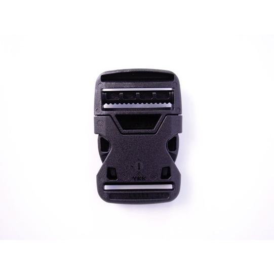 YKK LB38X プラスチック バックル 黒 38mm巾用 ベルトの長さ調節などに