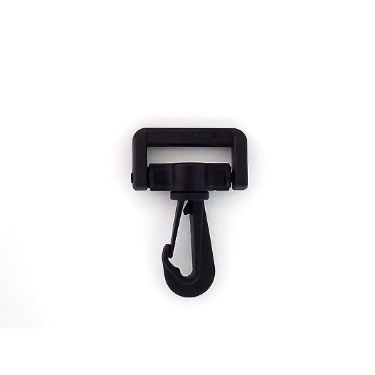 YKK LN25R プラスチック ナスカン 黒 25mm巾用 ベルトストラップなどに