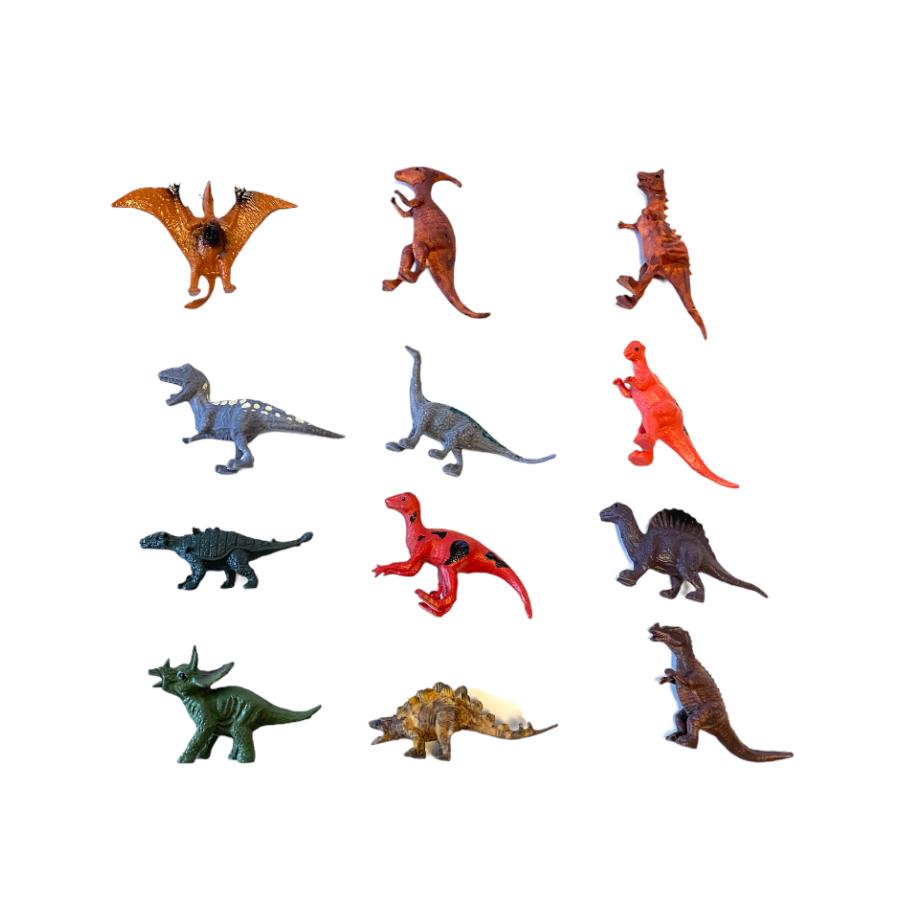 恐竜 おもちゃ　12種類 60体セット　ギフト プレゼント 誕生日 　男の子　女の子｜tokusurube｜06