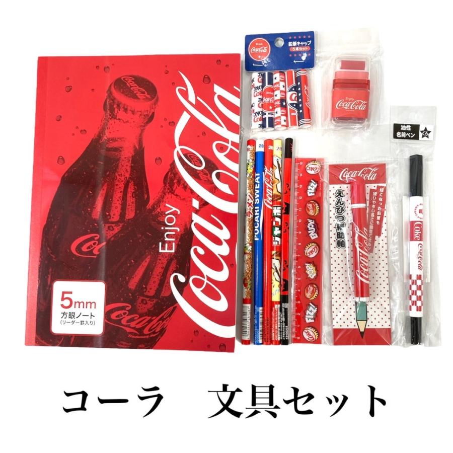 コカコーラ トラック型文房具入れと鉛筆セット 文具セット コーラセット おやつマーケット サカモト : とくする兵衛