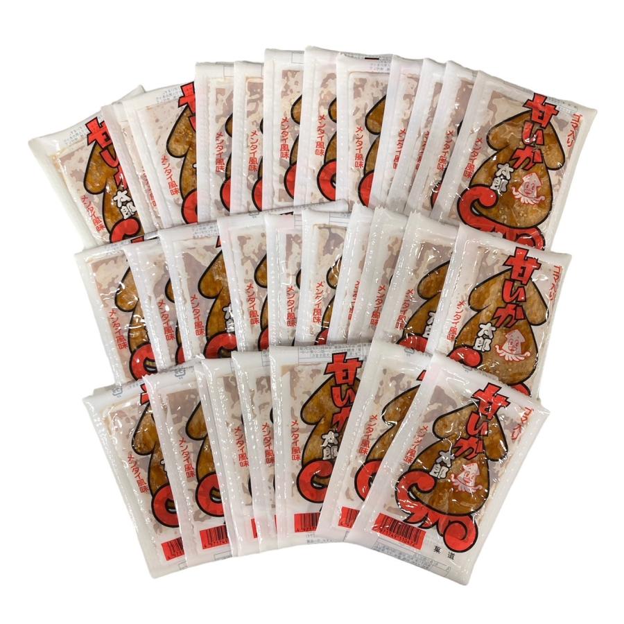 菓道 甘いか太郎 メンタイ風味 ゴマ入り 30枚 駄菓子 おつまみ