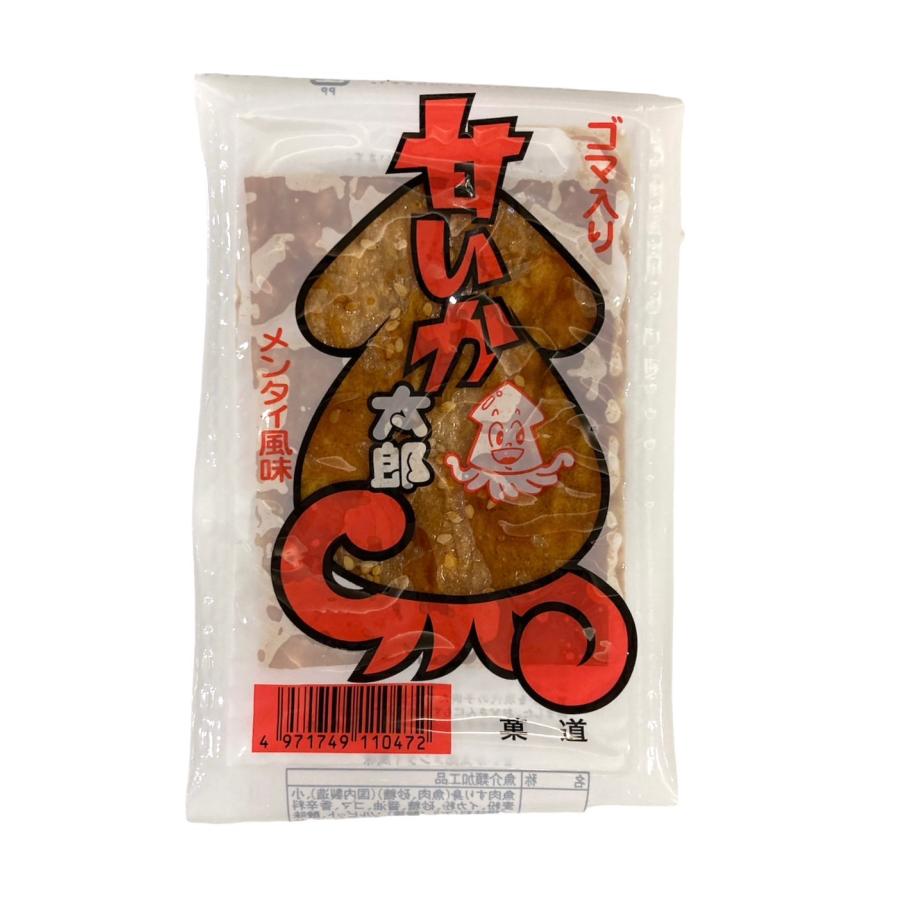 菓道 甘いか太郎 メンタイ風味 ゴマ入り 30枚 駄菓子 おつまみ