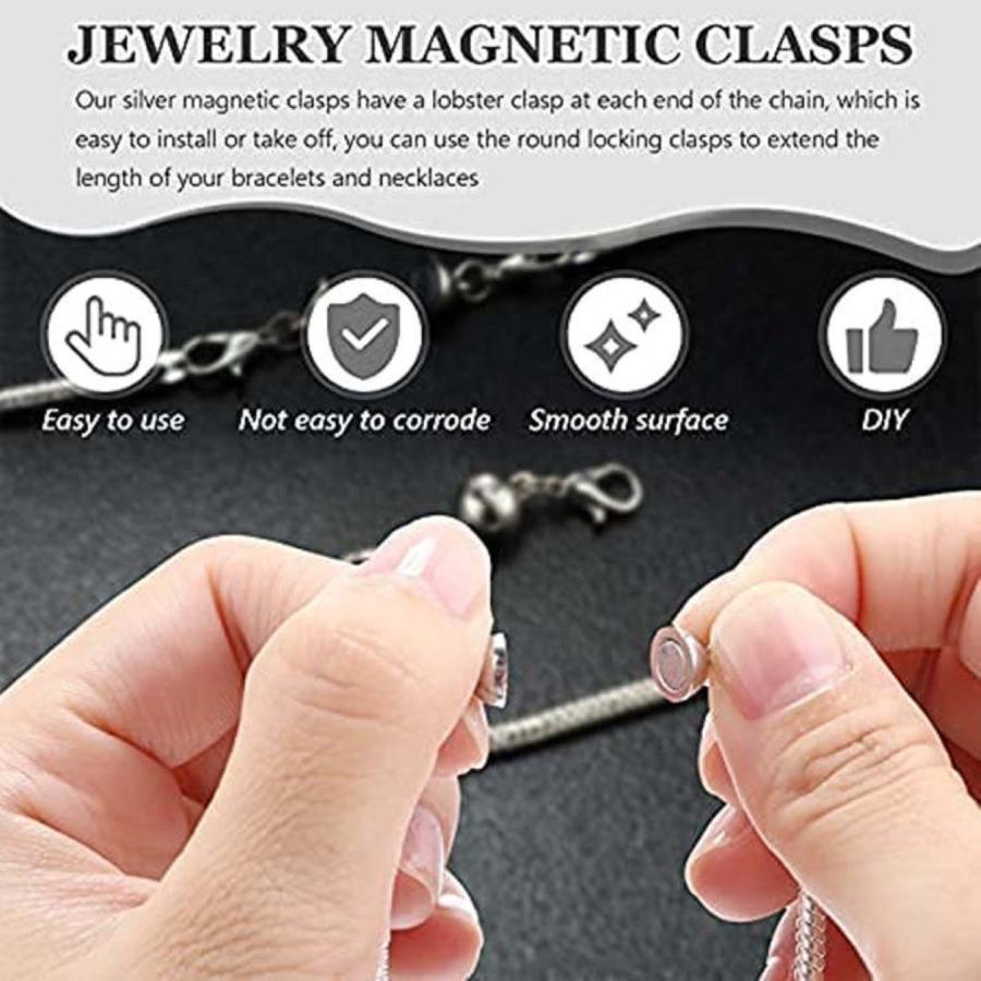 ネックレス ブレスレット マグネット 留め具 6点セット アクセサリー