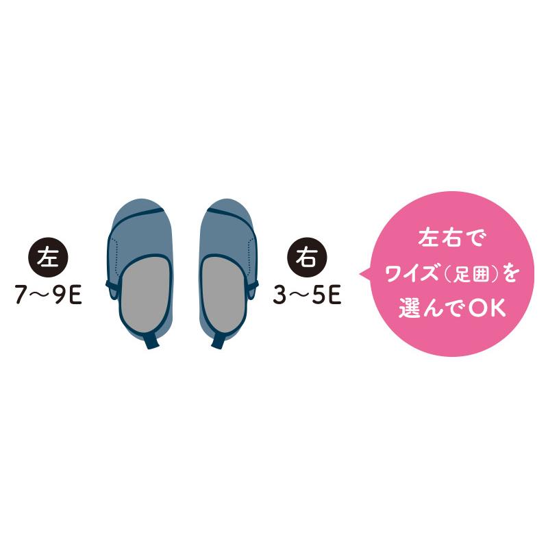あゆみシューズ 公式 ワイドベルト ふわり【7〜9E相当】【片方販売