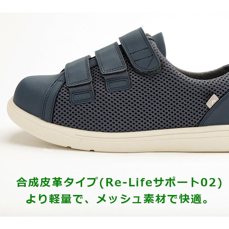 あゆみメディカル 公式 Re-Lifeメッシュ01 7E 片方販売 右足のみ 7503