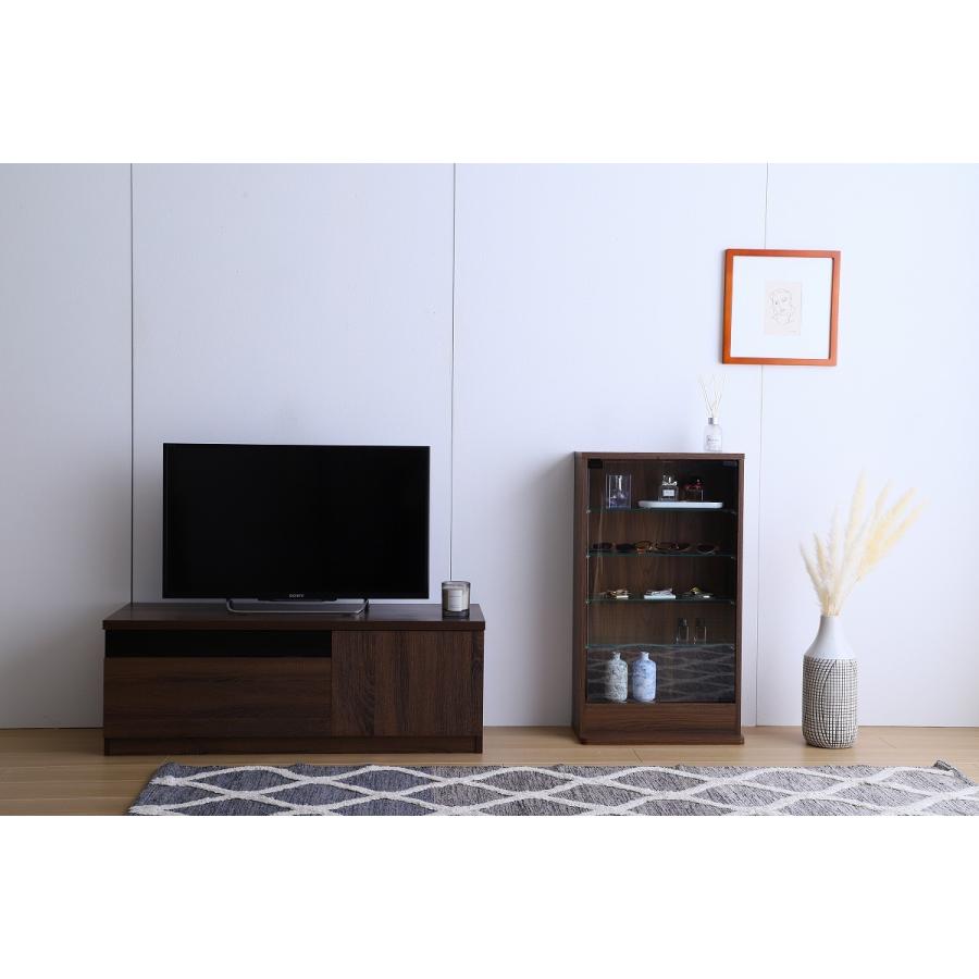 コレクションケース　送料無料　幅46cm×奥行18cm　Legen コレクションケース　コレクションシェルフ　ガラスケース　コンパクト　イーナ_2