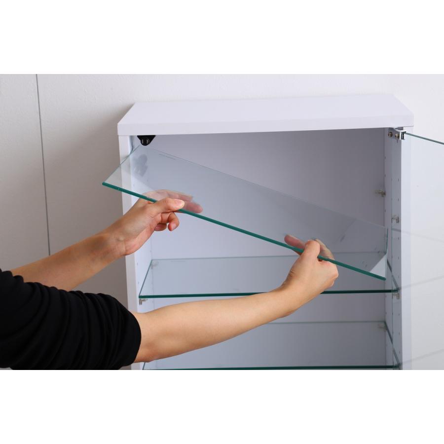 コレクションケース　送料無料　幅46cm×奥行18cm　Legen コレクションケース　コレクションシェルフ　ガラスケース　コンパクト　イーナ_8