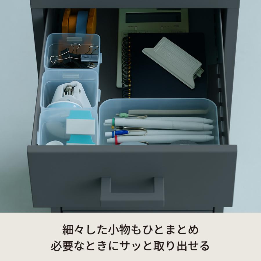 デスクワゴン　くらしのストレージワゴン5段 オフィス デスクワゴン スチール キャビネット サイドワゴン 収納　ナガイ_3