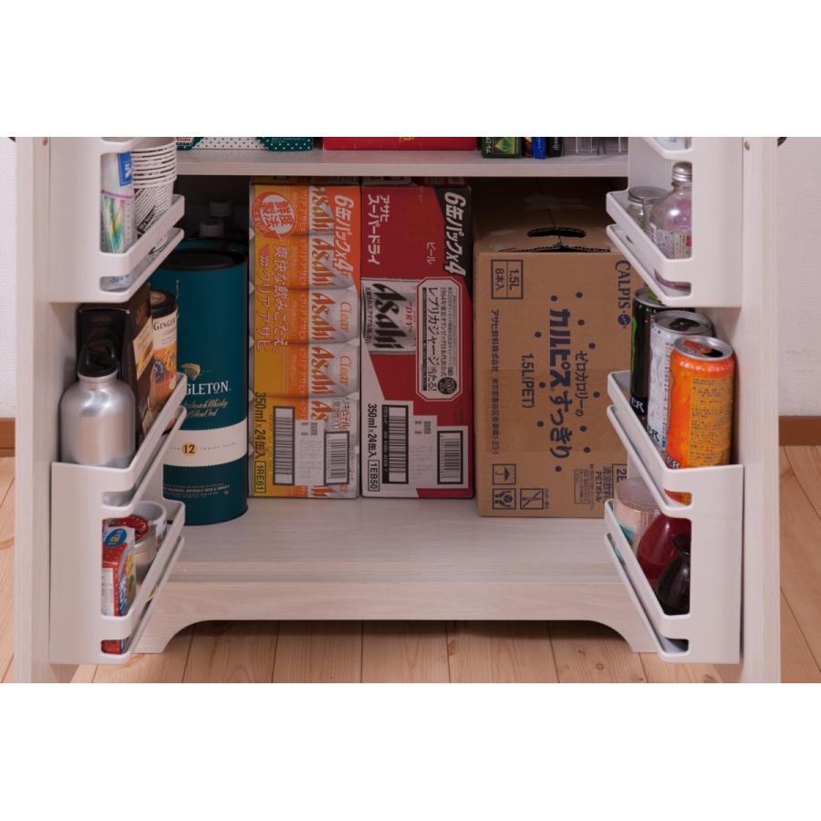 キッチンストッカー 幅60 食品収納 キッチン収納 奥行45 ホワイト色 Late ラテシリーズ Kt26 038wh Tokutis 通販 Yahoo ショッピング