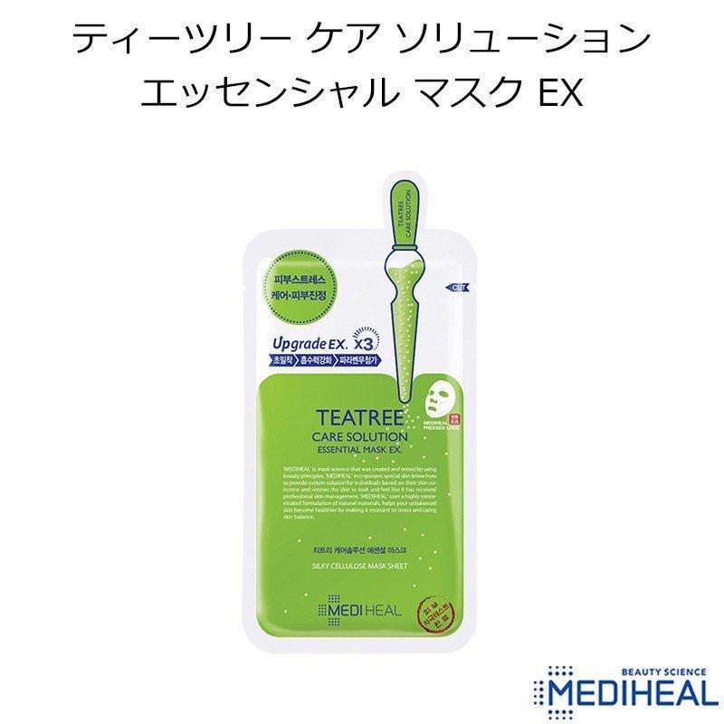 MEDIHEAL　ティーツリー ケア ソリューション エッセンシャル マスク EX 24ml 1枚｜tokutis