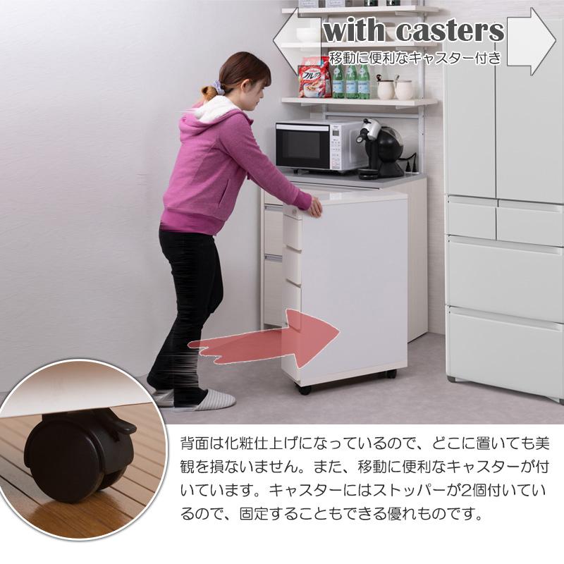 スリムキッチンカウンター　20幅 キッチン収納棚 　隙間収納　収納家具 おしゃれ 台所　_4