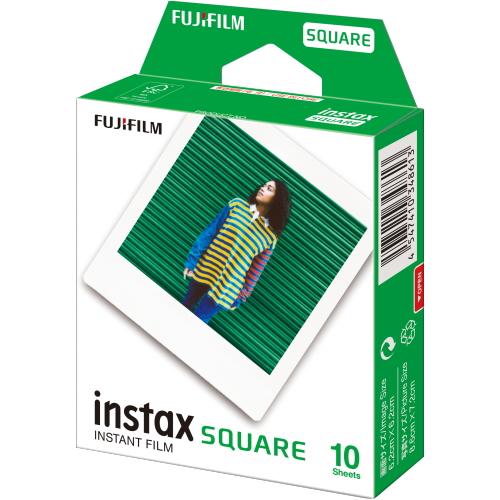 富士フィルム チェキスクエア用フィルム インスタントカラーフィルム instax SQUARE 1パック 10枚|tokutokutokiwa|03