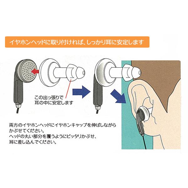 ポスト投函便 送料無料】スマイルキッズ 耳から落ちにくいイヤホン 