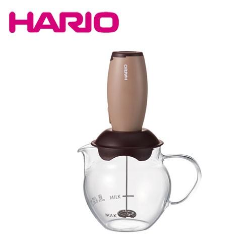 ハリオ ミルク泡立て器 ミルククリーマー キュート ブラウン CQT-45BR 超人気 CREAMER HARIO まとめ買いでお得 Qto