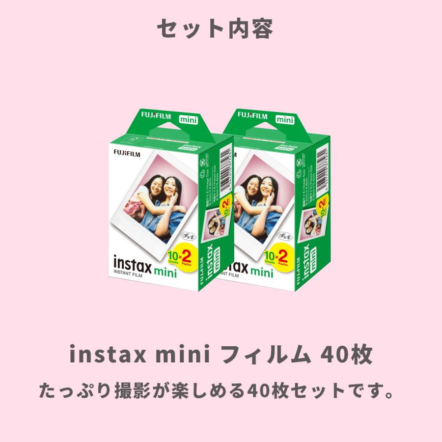 【ギフト チェキ】富士フィルム チェキ インスタントカメラ　instax mini 12【ブロッサムピンク】カメラケース付きギフトBOXセット｜tokutokutokiwa｜06