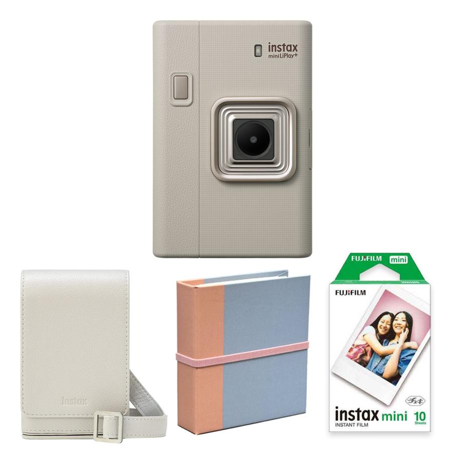 4点セット)富士フイルム インスタントカメラ リプレイプラス instax 