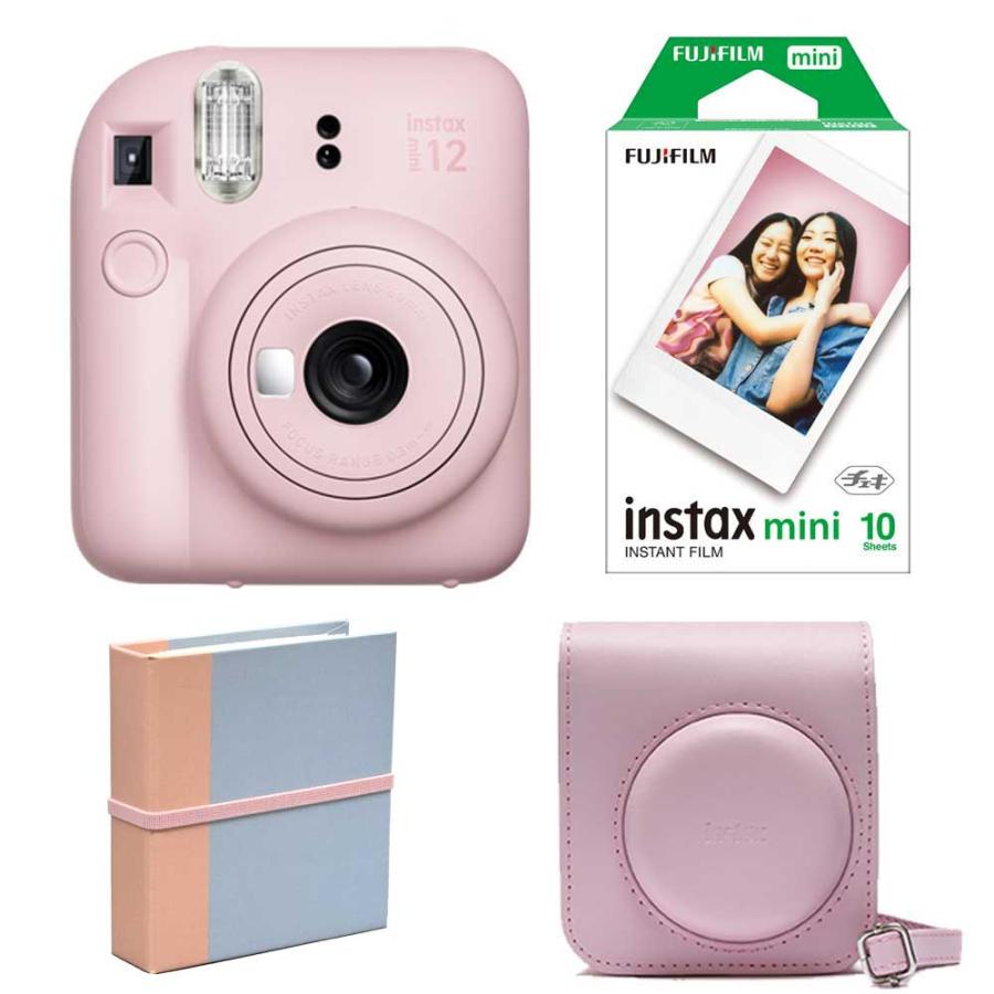 4点セットB)富士フイルム インスタントカメラ チェキ instax mini 12