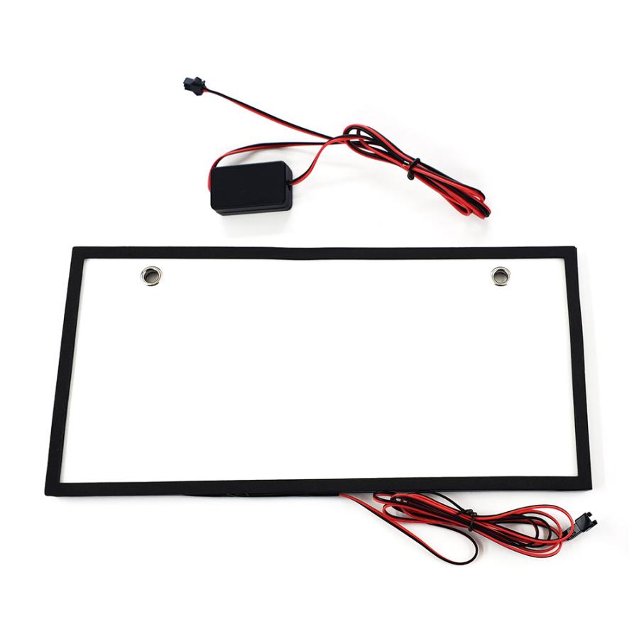 字光式 ナンバープレートキット フレーム 全面発光 12v 24v兼用 Tokutoyo トクトヨ C 66shopping 通販 Yahoo ショッピング