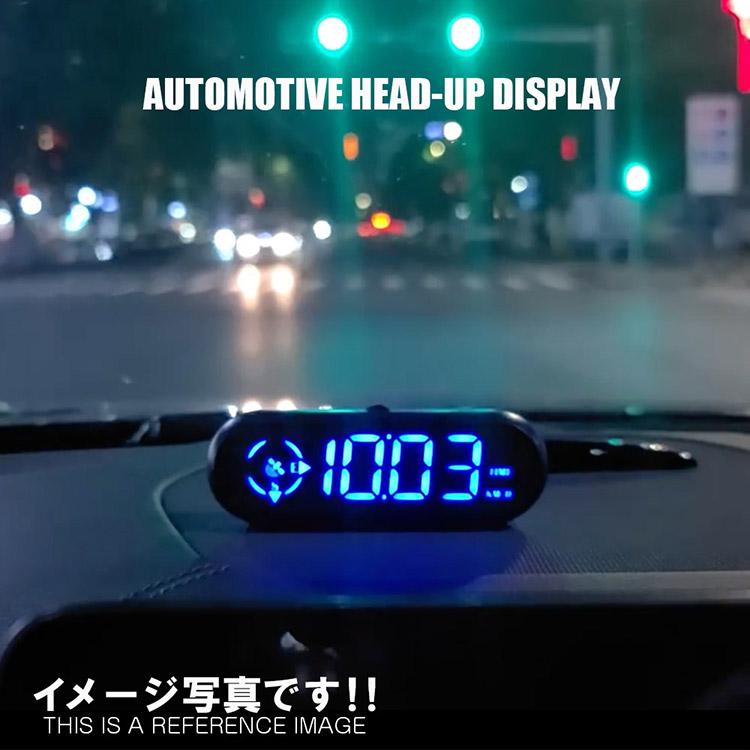GPS式 HUD ヘッドアップディスプレイ G9 車載速度計 スピードメーター