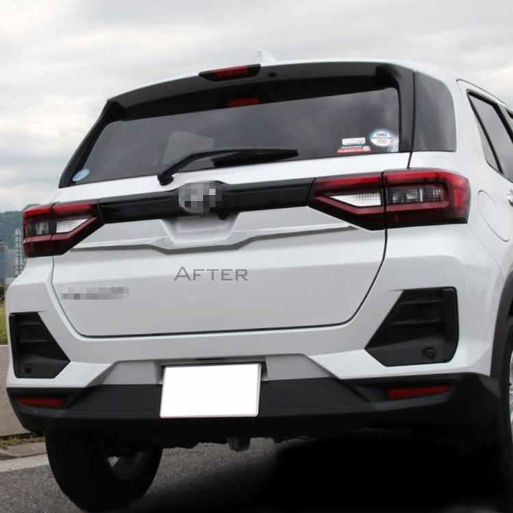 トヨタ ライズRAIZEグリル&バックドアガーニッシュ　ハイブリットエンブレム トヨタ（TOYOTA） 新型 ライズ 200系 リア エンブレム ガーニッシュ