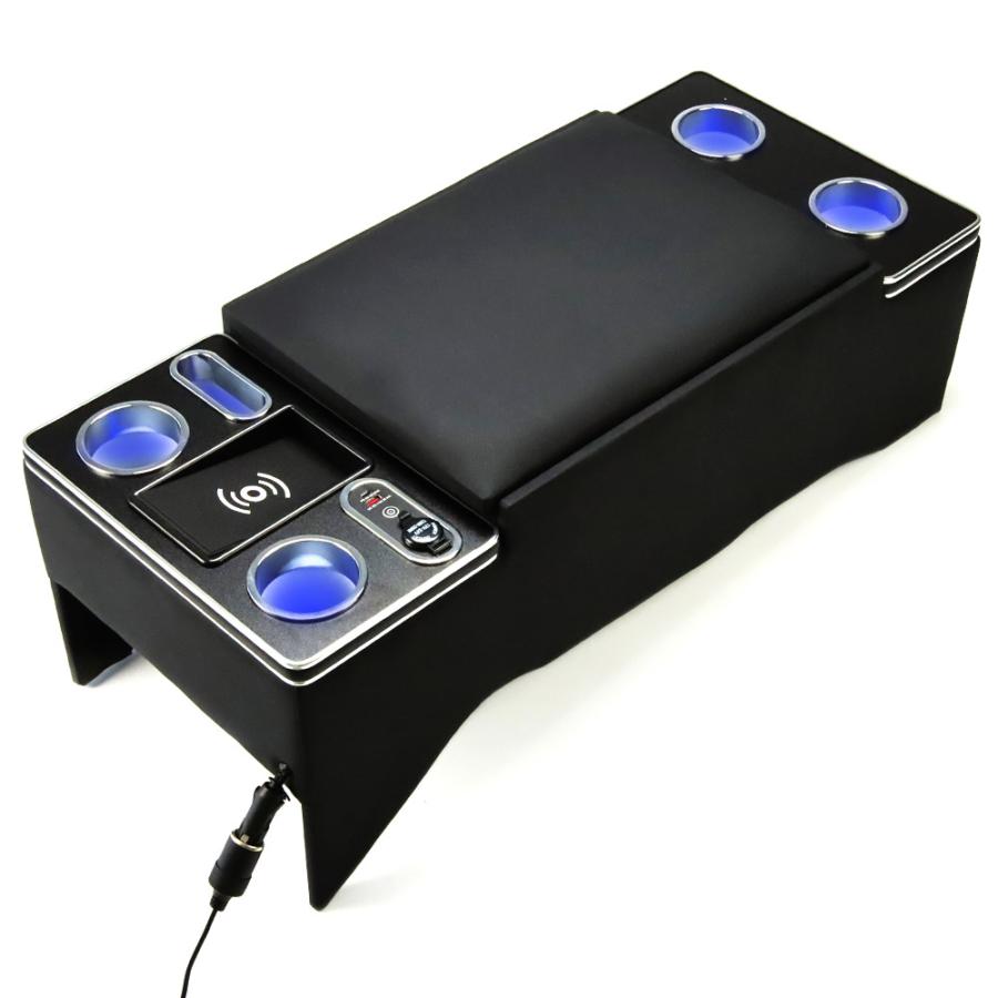 ハイエース 【専用設計】ワイヤレス充電 200系 アームレスト 標準 S-GL