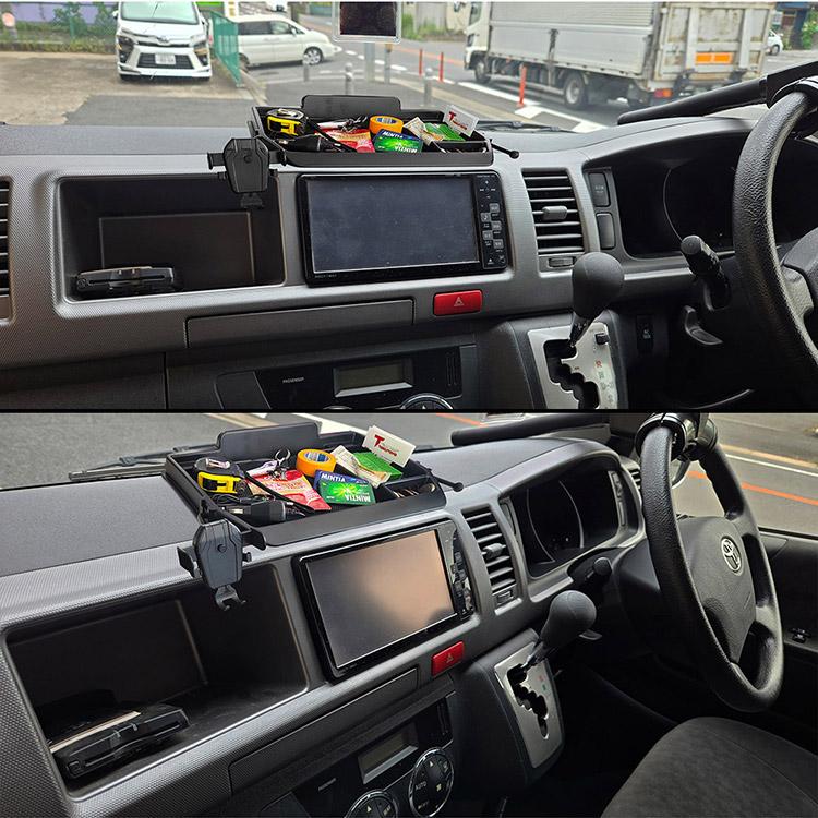 ハイエース 新型 200系 標準ボディ ダッシュボードトレイ 車内収納