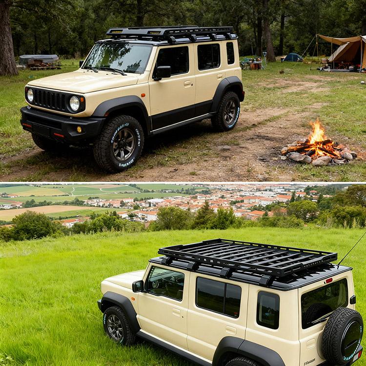 スズキ（SUZUKI） ジムニー LED付きルーフラック 5ドア JC74W対応 軽量