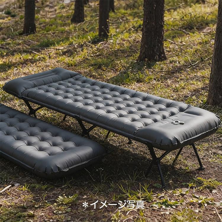 キャンプコット＋エアーマット セット アウトドアベッド 折りたたみ式 