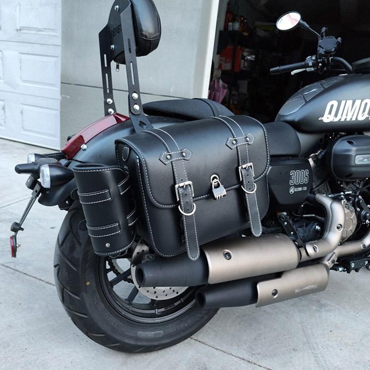 バイク用 サイドバッグ サドルバッグ 用サイドバッグサポート 大容量
