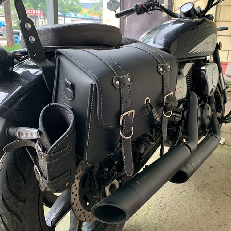 バイク用 サイドバッグ サドルバッグ 用サイドバッグサポート 大容量