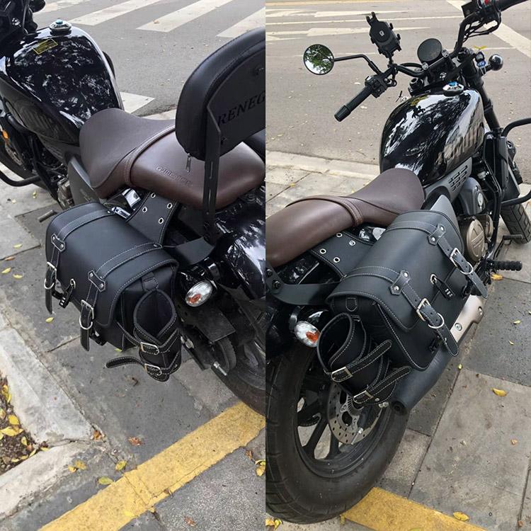 バイク用 サイドバッグ サドルバッグ 用サイドバッグサポート 大容量