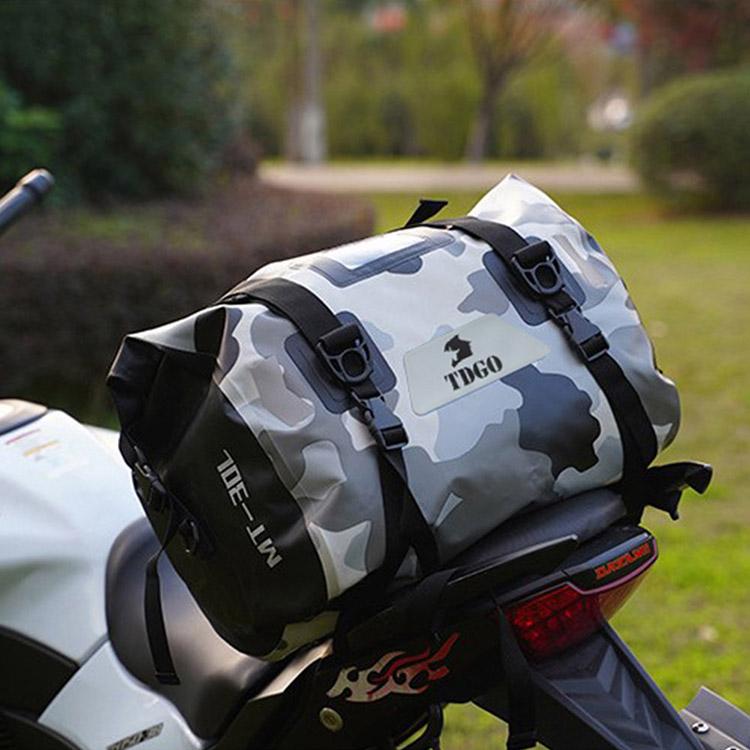 汎用 バイク用 サイドバッグ サドルバッグ PVCリアバッグ 30L×2