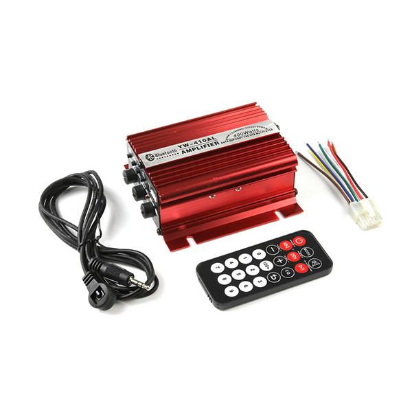 ラッピング ミニハイファイ 車載用アンプ 500ワット 2ch ステレオオーディオ カーナビ カーav