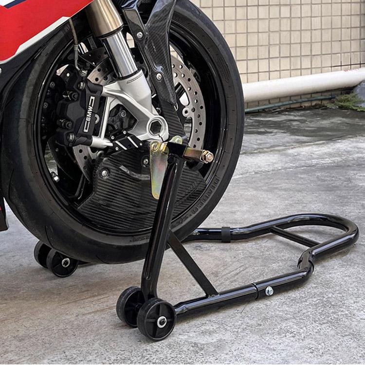 バイク汎用スタンド メンテナンススタンド フロント用 耐久性抜群 最大