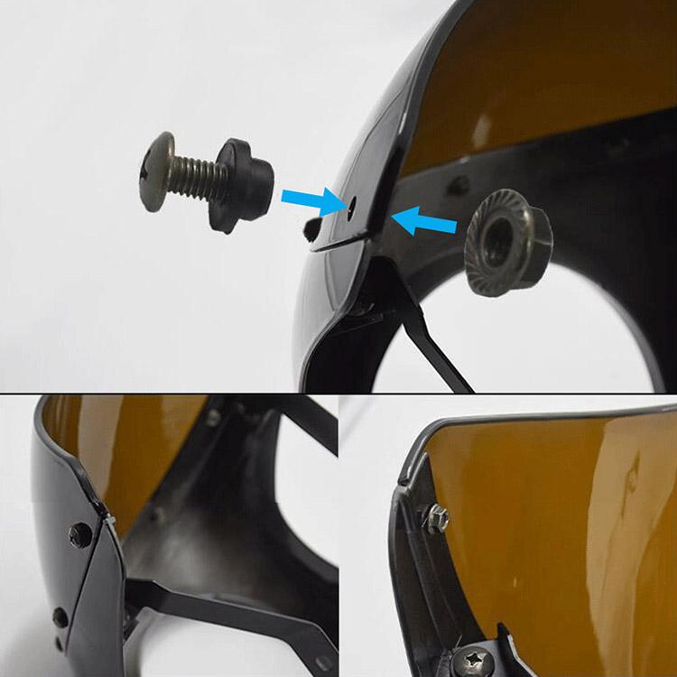 汎用 バイク用 ヘッドライトカウル フロントカウル 防風 スクリーン