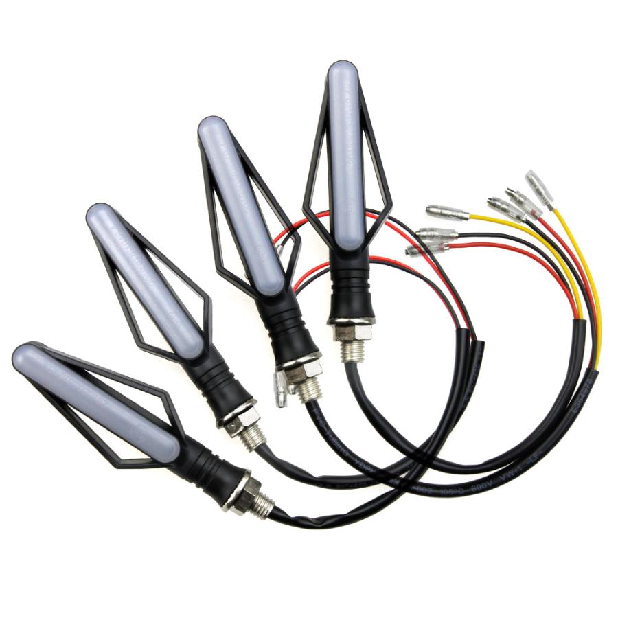 電動自転車用フロント　テールランプ流れるウインカー、 フロントステイ付セット Amazon | ECOTECT 24LED シーケンシャル ウインカー 流れる