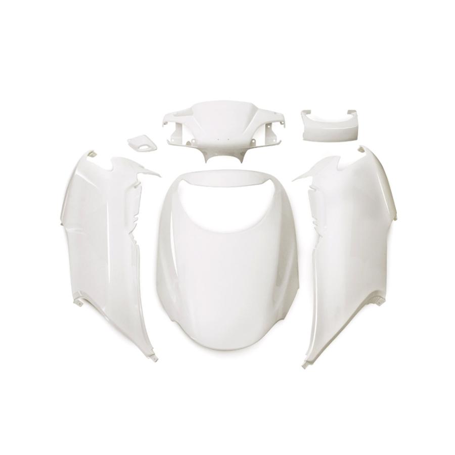 ホンダ（HONDA） スペイシー100(JF13) 外装カウル パールホワイト 6点