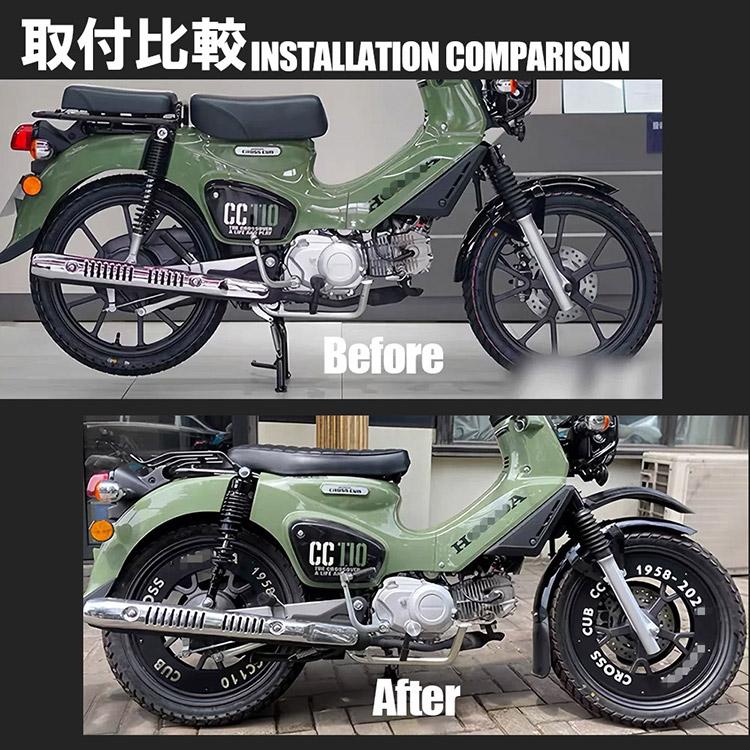 Rijoui ホンダ対応 スーパーカブ50/110・クロスカブ50/110用 ホイール