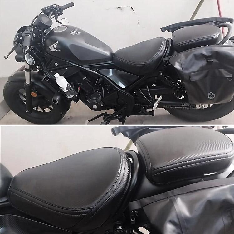 レブル250/500用 タンデムシートカバー ブラック 防水 防紫外線 シート