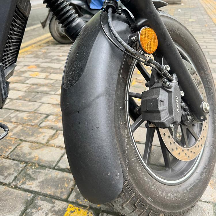 レブル250/500用 フロントフェンダー延長パーツ ブラック フェンダー