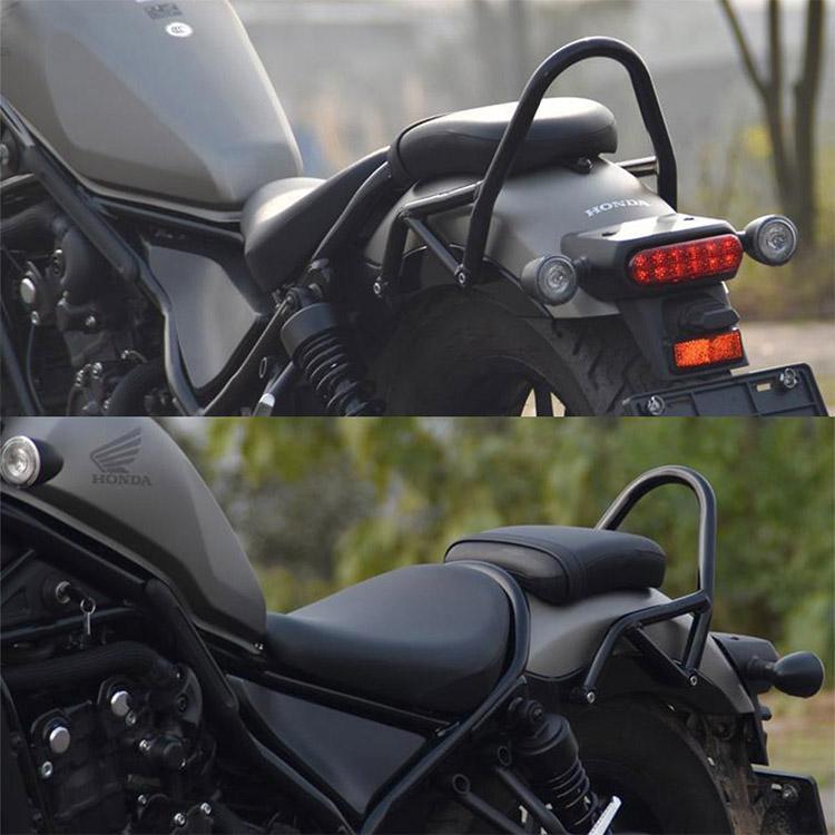 レブル250/500（CMX250/CMX500）用 タンデムバー バックレスト付き