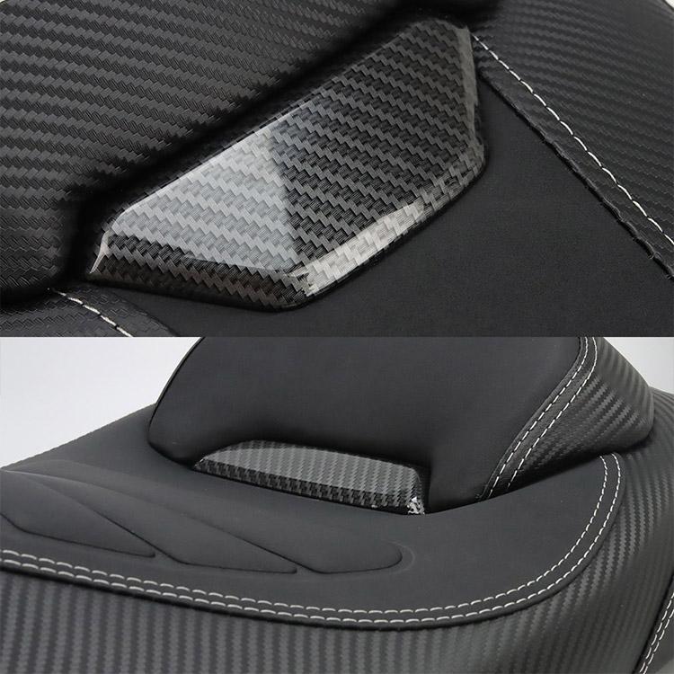 ホンダ（HONDA） ホンダ対応 ADV160(KF54)用 黒レザー調＆カーボン調