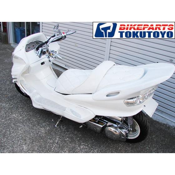 【特】マジェスティ 250C SG03J 5連メーター用 スクーター インナー カウル 塗装済 内装 パールホワイト 15点 セット MAJESTY250｜tokutoyo｜02