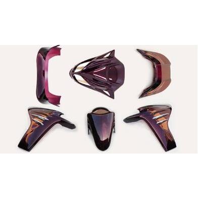 バイク カウル フェアリングセット 紫 マジェスティー250エアロ